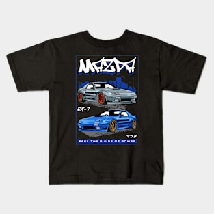 RX7 1989 JDM Car Kids T-Shirt